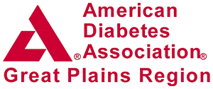 Logo for the American Diabetes Association, Great Plains Region.