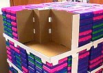 BTS school box pallet construction