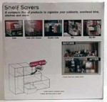 Shelf Savers Starter Kit packaging, back