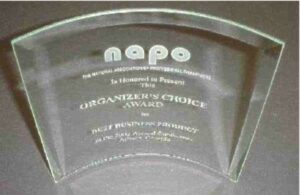 NAPO's Organizers Choice Award 2002 for Shelf Savers