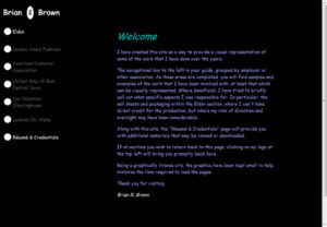 Original 2003 Website Homepage