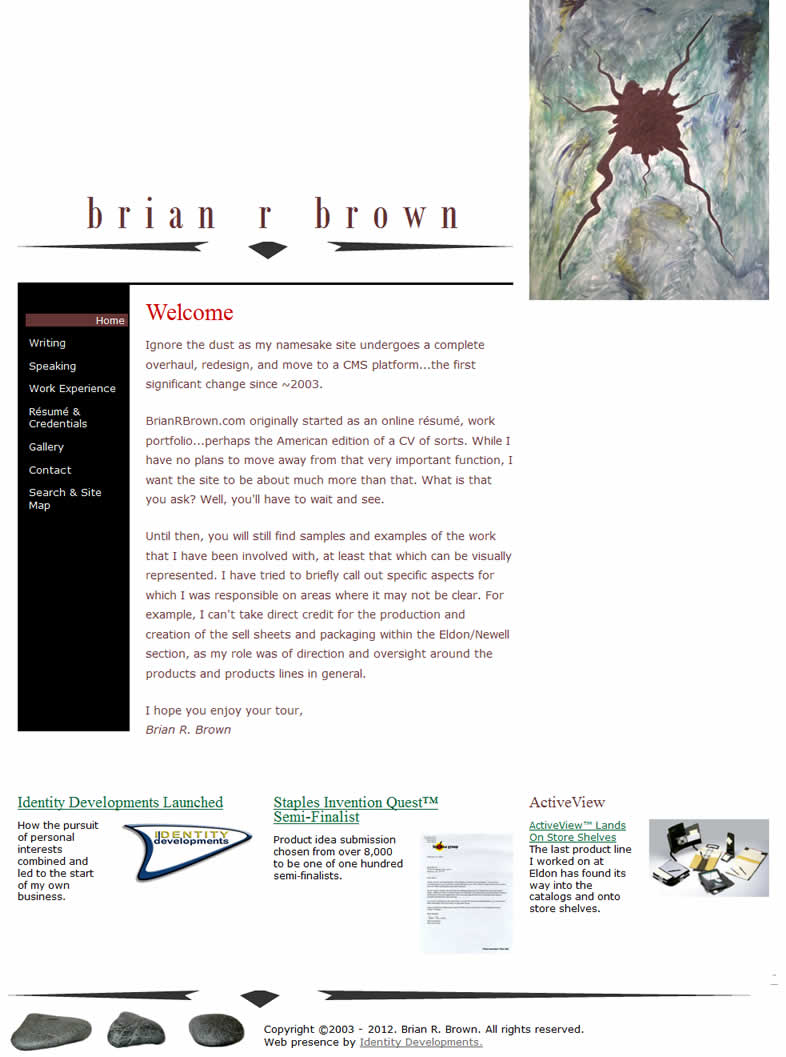 2009 Website Homepage