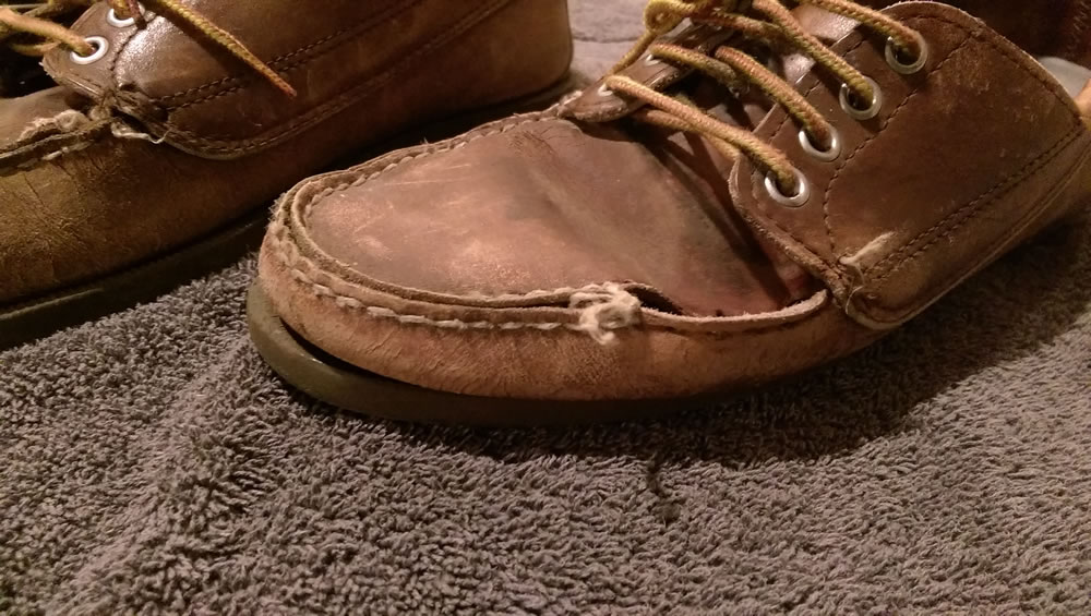 Down But Not Out, Blucher Moc DIY Shoe Repair